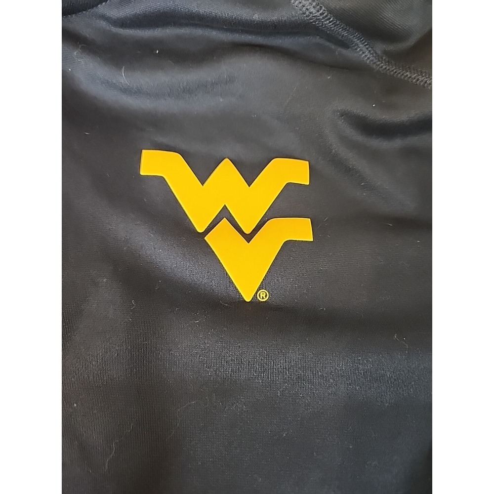 Nike West Virginia Mountaineers Quarter Zip Pullover Mens Large Navy Gold Unisex - Picture 2 of 6